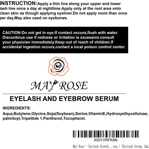 Organic Eyelash and Eyebrow Growth Serum - Picture 4 of 4